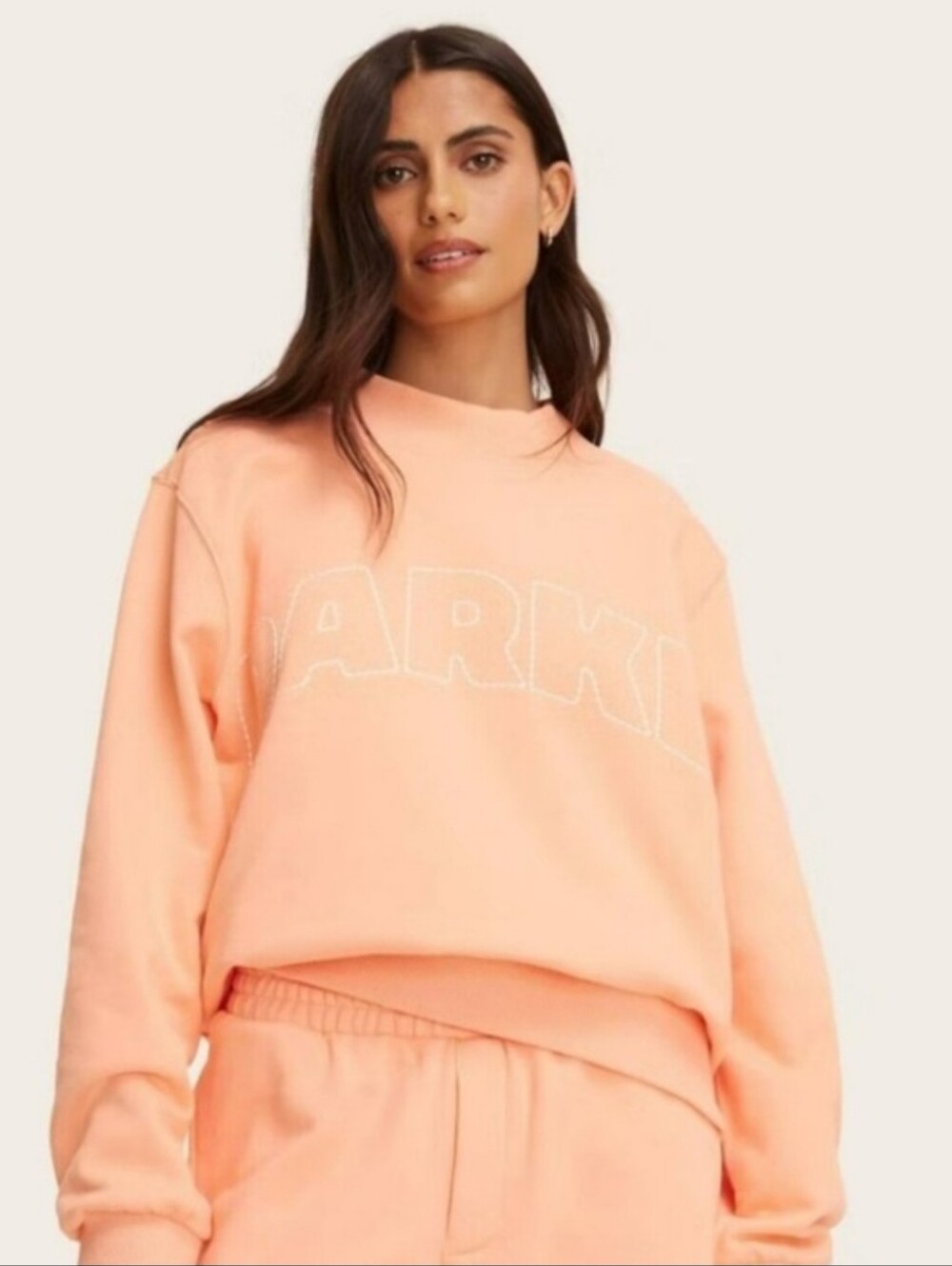 ARKET Peach Crewneck Sweatshirt - Women's